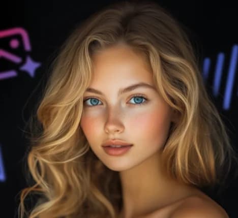 AIGirlfriends.ai AI-generated girlfriend character with realistic detail and blonde hair