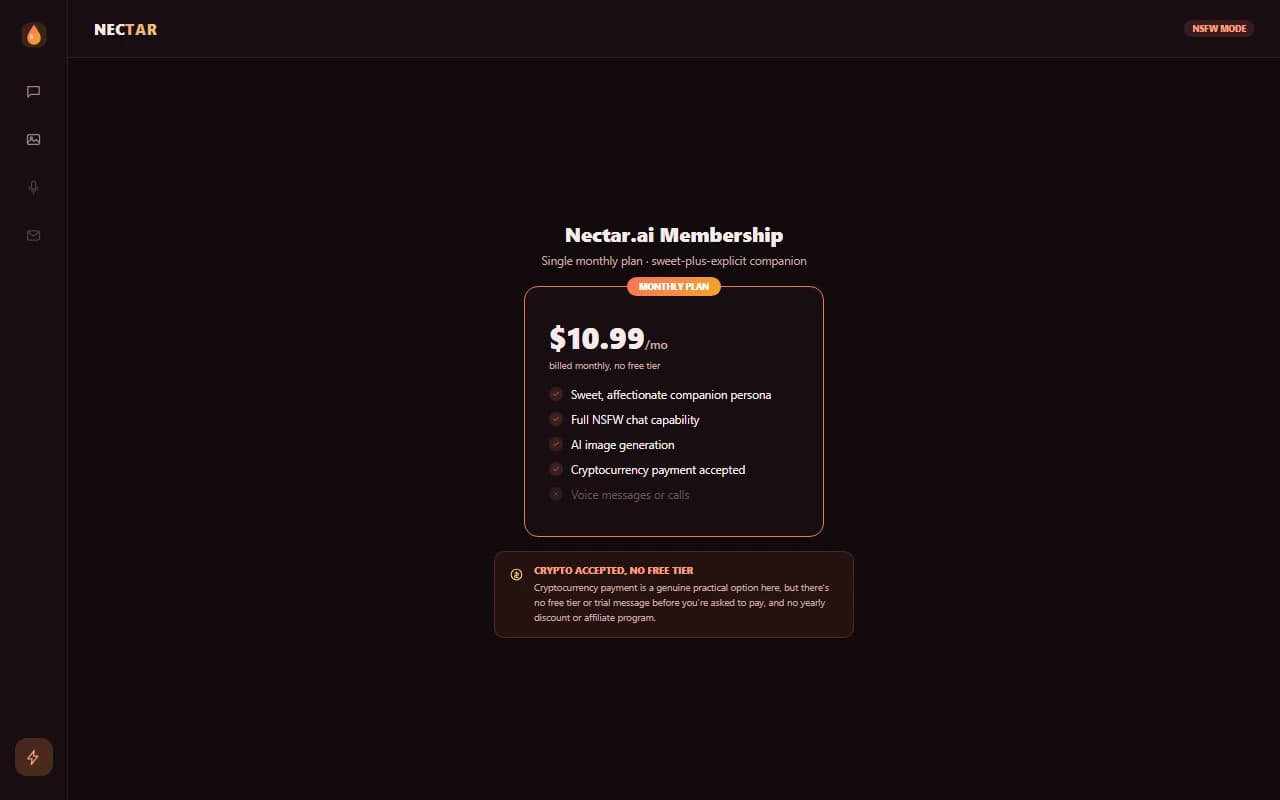 Nectar.ai subscription pricing plan