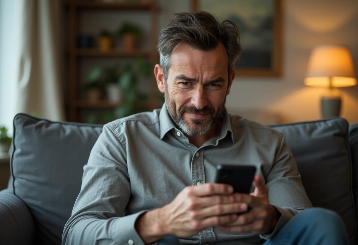 Man testing whether his companion app remembers a detail from a previous conversation